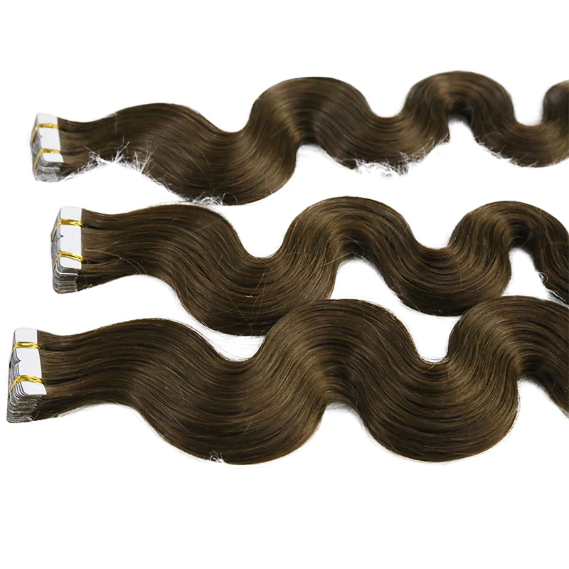 Tape in Human Hair Extensions  - đánh giá và giá Invisible Tape In Extensions Real Hair
