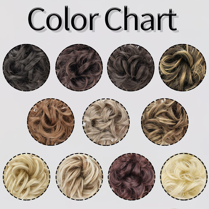 Synthetic Messy Bun Hair Scrun - đánh giá và giá Claw Clip Messy Bun Hair Piece