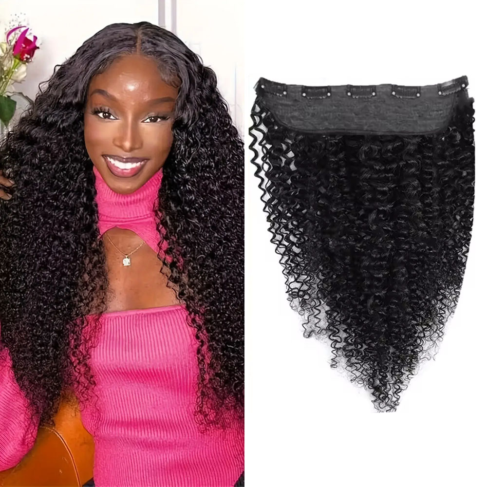 1 Pcs Clips In One Piece Hair  - đánh giá và giá Seamless Clip In Hair Extensions Human Hair