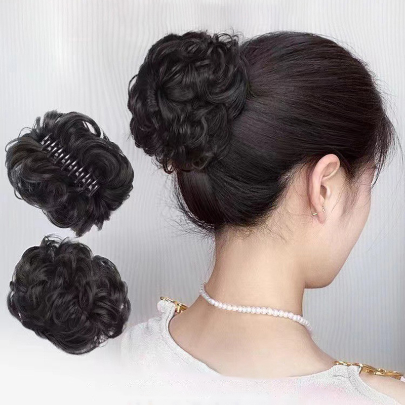 New Synthetic Chignon Messy Bu - đánh giá và giá Claw Clip Messy Bun Hair Piece
