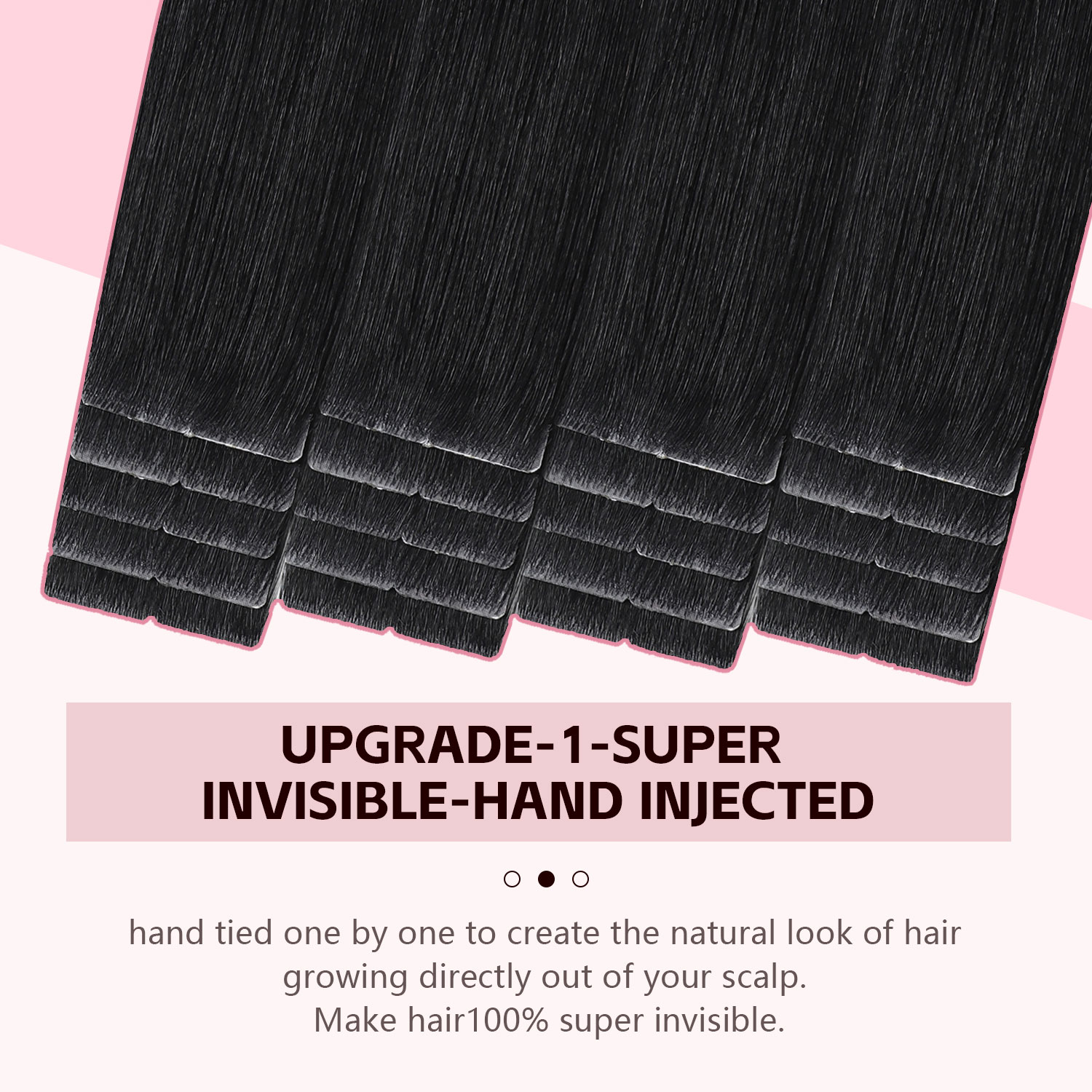 Sweetmet Invisible Tape in Hai - đánh giá và giá Invisible Tape In Extensions Real Hair
