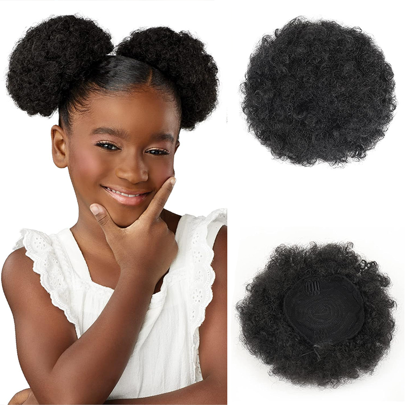 Synthetic Afro Puff Drawstring - đánh giá và giá Drawstring Afro Curly Puff Ponytail