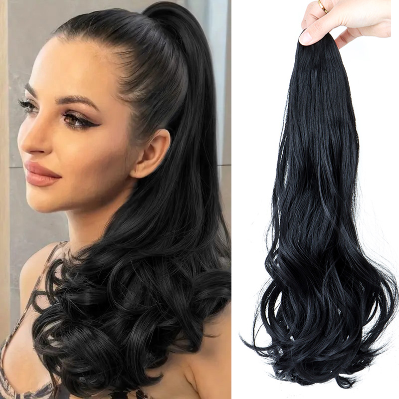 Synthetic Long Curly Ponytail  - đánh giá và giá Synthetic Braided Wigs For Black Women