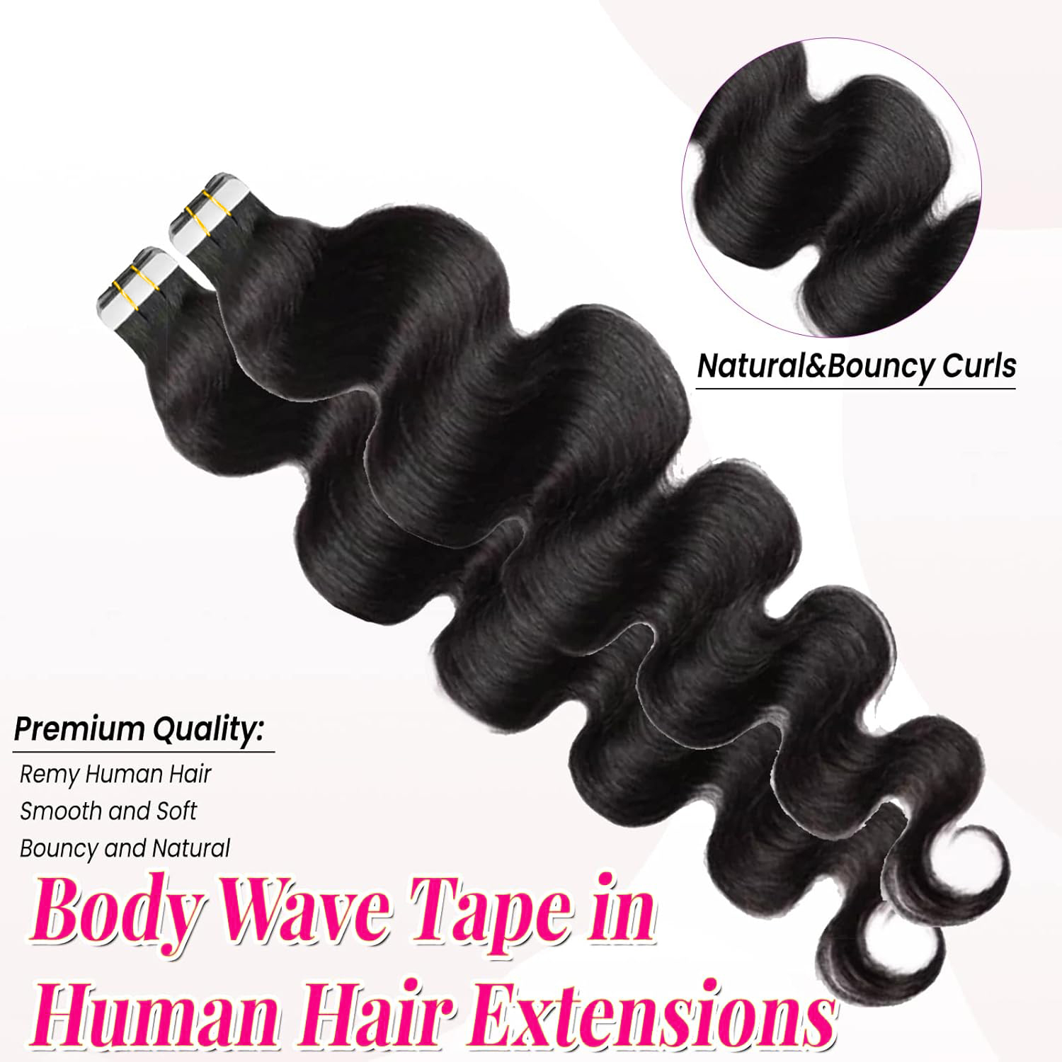 Tape In Human Hair Extensions  - đánh giá và giá Invisible Tape In Extensions Real Hair