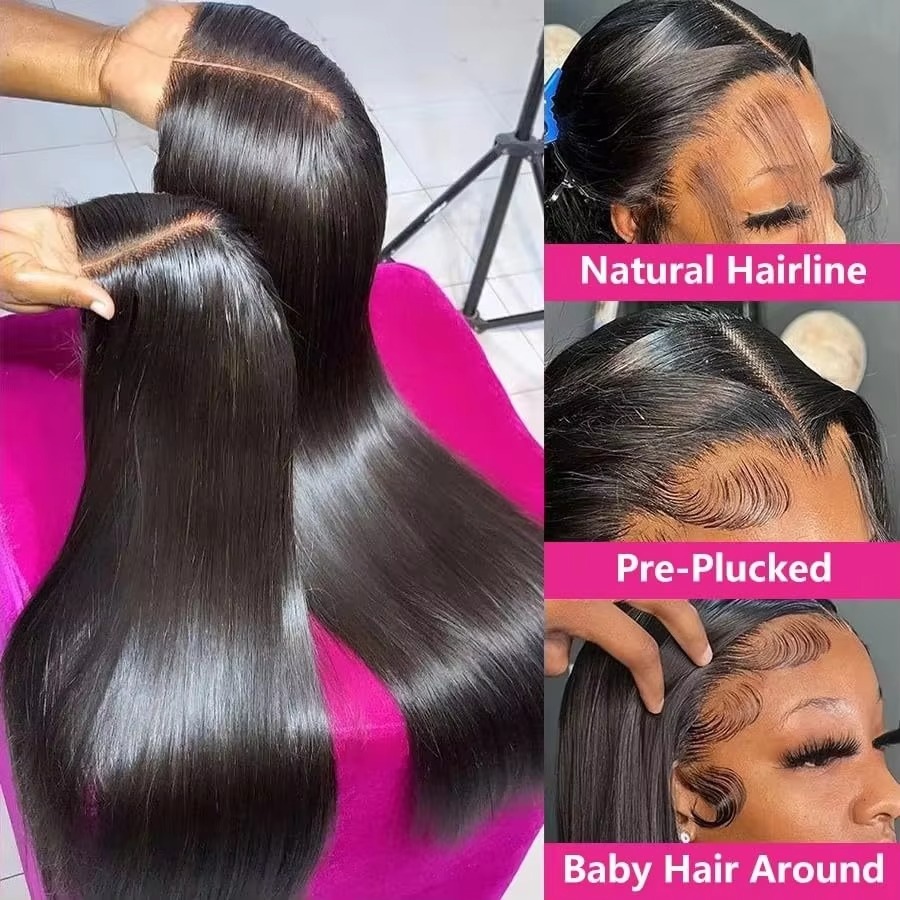 36 38 Inch 13x6 HD Transparent - đánh giá và giá Glueless Wear And Go Human Hair Wig