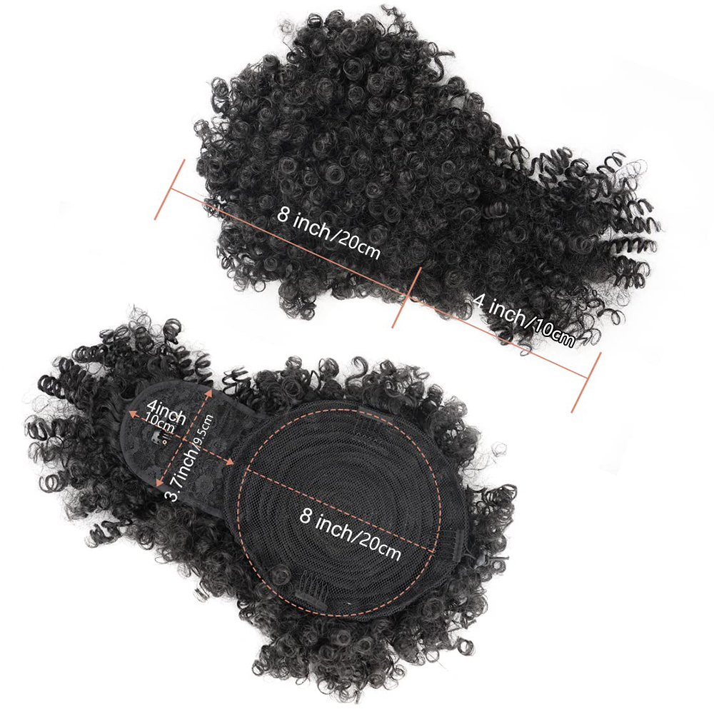 Afro Puff Drawstring Ponytail  - đánh giá và giá Drawstring Afro Curly Puff Ponytail